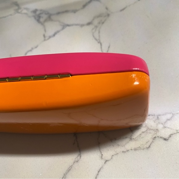 Kate Spade Eyeglasses Case Pink Orange - Picture 6 of 16